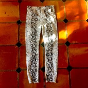ZARA snake print pants